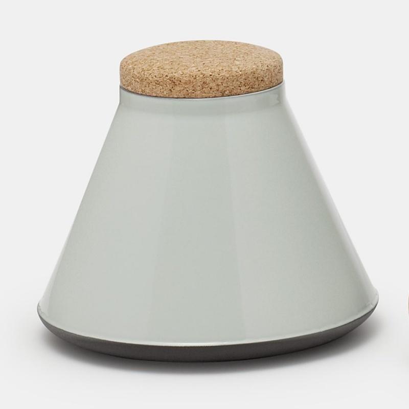 Store Pot 4 - gris/bouchon de liège/brillant