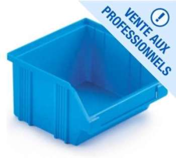 Bac à bec plastique économique bleu 1 l