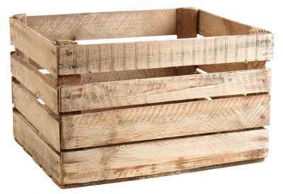 Caisse en bois rustique Caisse en bois rustique