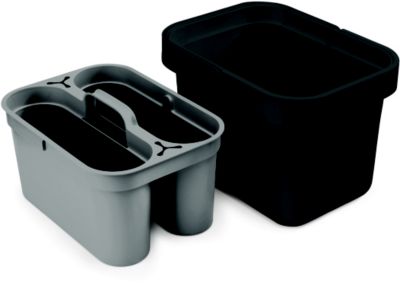 Seau Joseph Joseph avec bac de rangement Clean&Sto