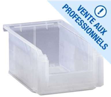 Bac à bec plastique translucide