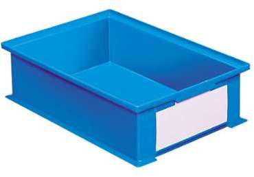 Bac gerbable plastique 16 2 litres coloris bleu Bac gerbable plastique 16