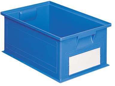 Bac plastique gerbable 27 litres bleu Bac plastique gerbable 27