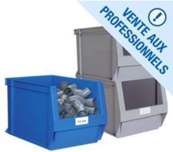 Bac à bec plastique grand volume bleu 41 l