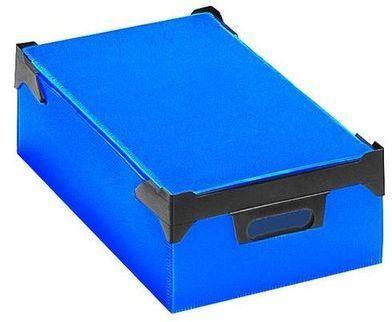 Bac polypropylène alvéolaire 18 dm3 coloris bleu Bac polypropylène alvéolaire