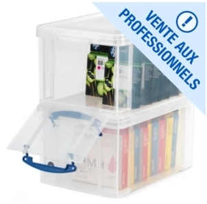 Caisse plastique polyvalente à ouverture horizonta