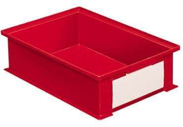 Bac gerbable plastique 16 2 litres rouge Bac gerbable plastique 16