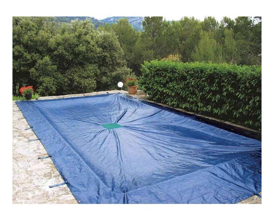 Bâche 6 x10 m piscine rectangulaire 240g/m² - P. O