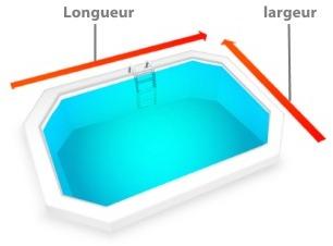 Filet Hiver piscine hors sol Octogonale Allongee (