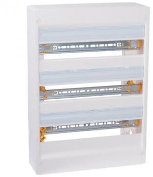 Coffret électrique - 3 rangées - 18 modules - Drivia Coffret électrique - 3 rangées