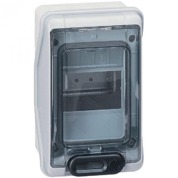 Coffret en saillie étanche - 1 rangée - 8 modules - Coffret en saillie étanche
