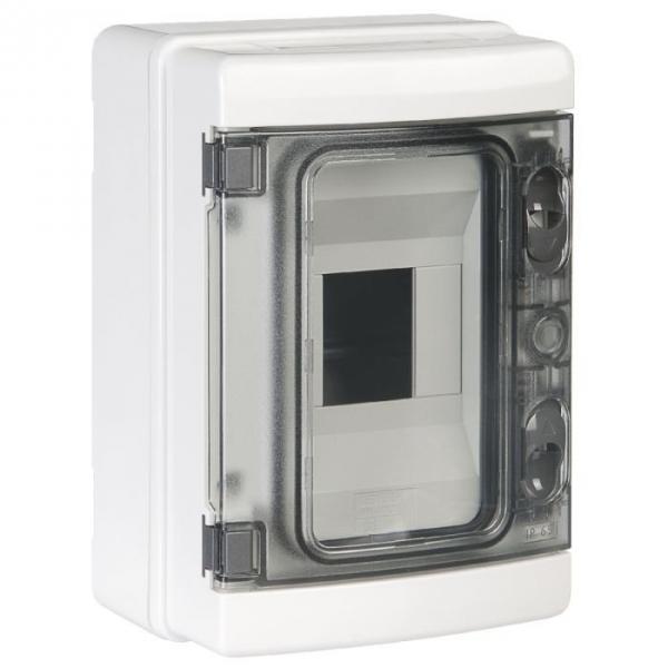 Coffret en saillie IP65 - 8 modules - 16 W - Gewiss Coffret en saillie IP65 -