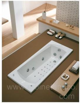 Baignoire BALNEO Droite hydromassante SPACE 170 x