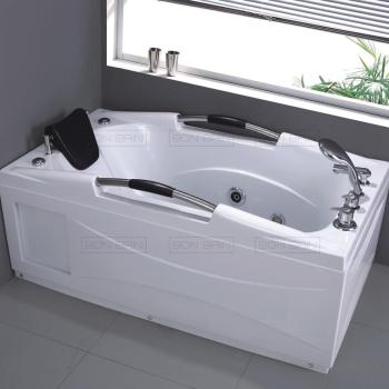 Baignoire balnéo d angle design rectangulaire 170 cm Baignoire balnéo d angle design