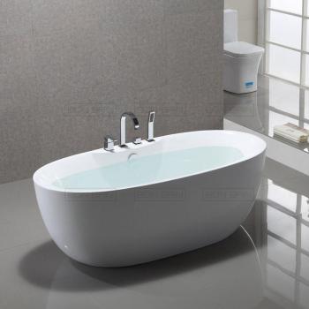 Baignoire 2 places ronde design rouge 150 cm Perela Baignoire 2 places ronde design