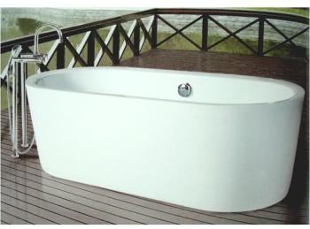 Baignoire Ilot ovale monobloc Oleron Baignoire Ilot ovale monobloc