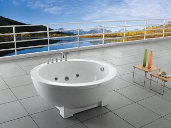 Baignoire balnéo ronde La Romana - 1 place - Ø 150