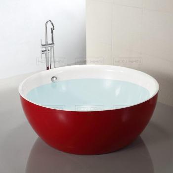 Baignoire ilot ovale acrylique avec plage 130 150 170 Baignoire ilot ovale acrylique
