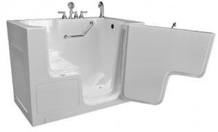 Baignoire balnéo à porte PMR