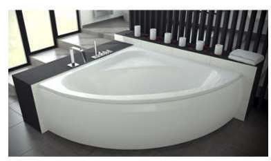 Baignoire MUSA II 140 140 cm avec tablier Baignoire MUSA II 140 140