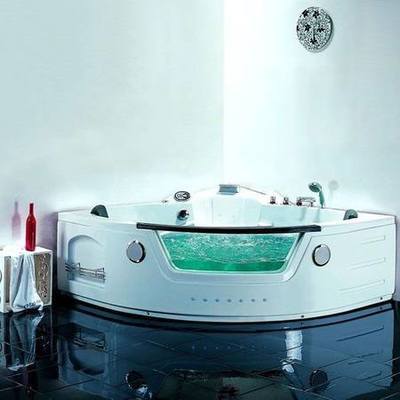 Baignoire Balnéo dangle 2 places 32 jets Chromoth