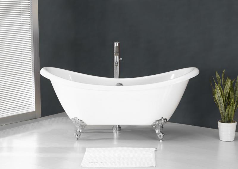 Baignoire rétro blanche design Mariella