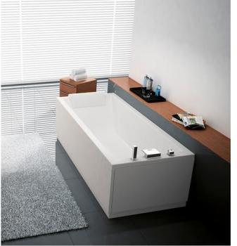 Baignoire rectangulaire nue CALOS 180x80 avec tablier Baignoire rectangulaire nue