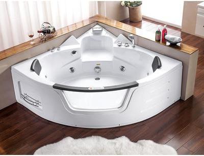 BAIGNOIRE D ANGLE BALNEO HYDROMASSANTE 2 PLACES 157X157X66 BAIGNOIRE D ANGLE BALNEO HYDROMASSANTE