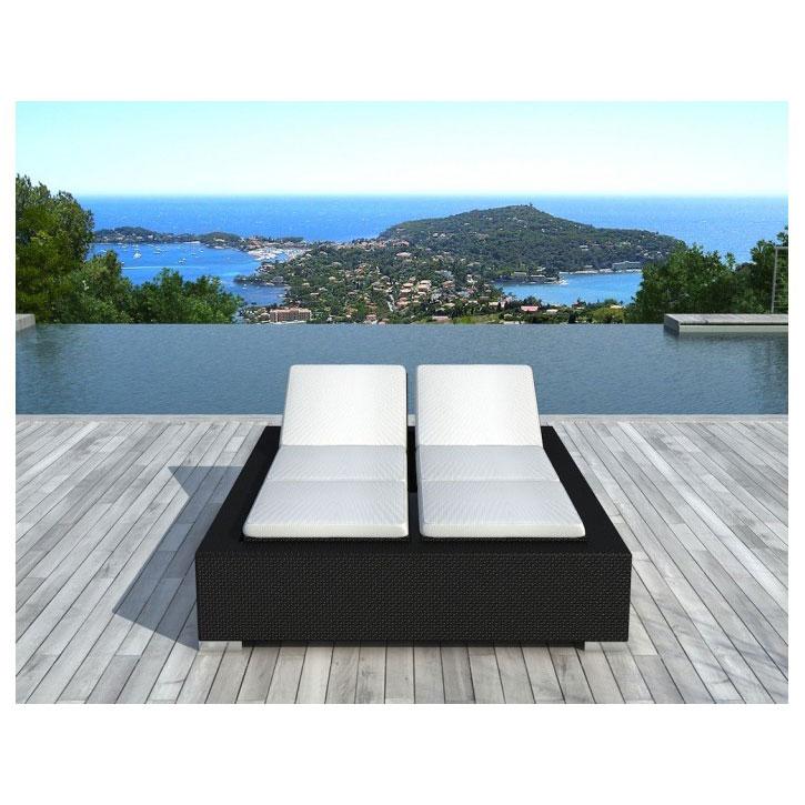 Transat Double Rotin Noir Transat Double Rotin Noir