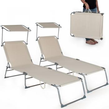 Chaise longue de jardin, Transat, Multi positions