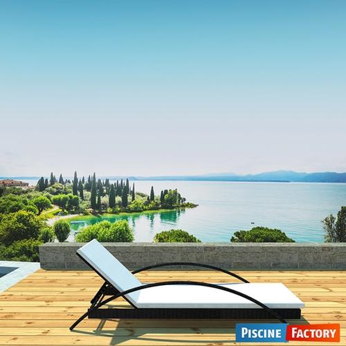 Bain de soleil Design en Résine Tressée