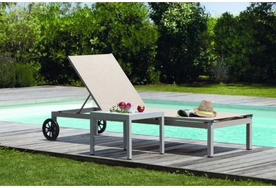 Lit / Bain de Soleil Themais gr?ge/Lin