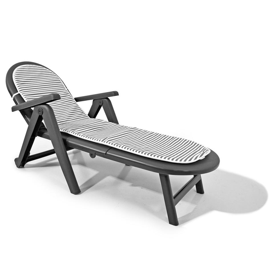 Bain de Soleil Caïman Marron Coussin Marron Blanc Bain de Soleil Caïman Marron