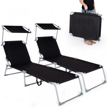 Chaise longue de jardin, Transat, Multi positions
