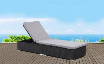 Bain de soleil en résine tressée Bali - Atlanta -