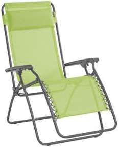LAFUMA Chaise longue Relax RT2 Texplast - Vert Pomme LAFUMA Chaise longue Relax