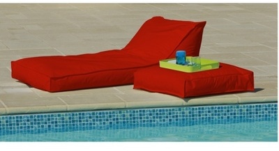 MATELAS BAIN DE SOLEIL 165 x 73 ROUGE