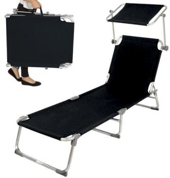 Transat, Bain de soleil, Pliable Aluminium 190 cm