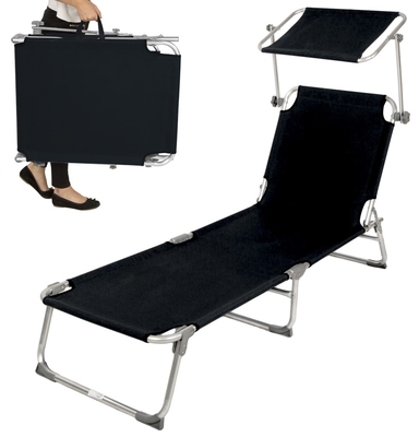 Transat, Bain de soleil, Pliable Aluminium 190 cm