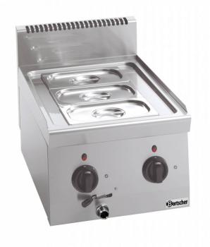 Bain Marie Inox 3x GN1 4 1400W Sans Bacs GN Bain Marie Inox 3x GN1 4 1400W