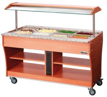 Chariot Buffet Chaud - 4x GN1 1 P150 - SANS Bacs - Chariot Buffet Chaud - 4x