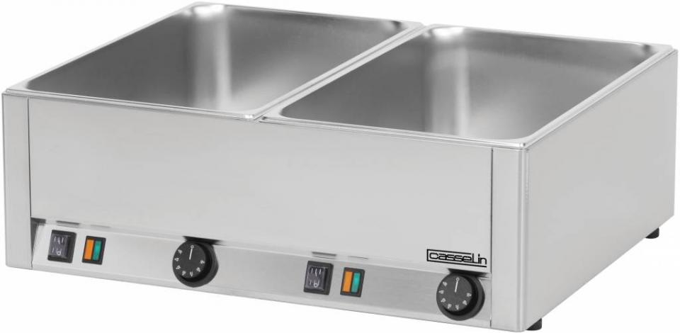 Bain Marie Inox 2x GN1/1 3000W 660x540x220(h)mm