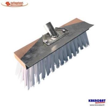 Balai de cantonnier avec grattoir tôle 32 cm TALIAPLAST Balai de cantonnier avec grattoir