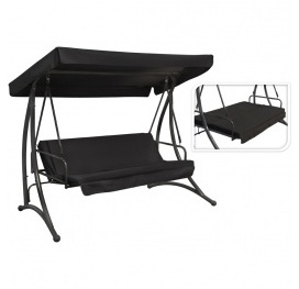 Balancelle lit Sylvia - Anthracite