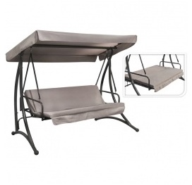 Balancelle lit Sylvia - Gris clair