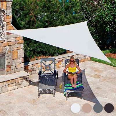 Voile Dombrage Triangulaire 3,6 Metres Noir - Oh M
