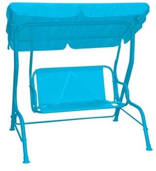 Balancelle enfant avec ombrelle Léo - Turquoise