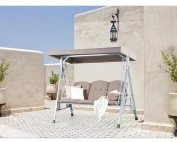 Balancelle de jardin - balançoire de jardin beige