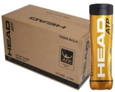 Carton De 18 Tubes de 4 Balles Head ATP Gold