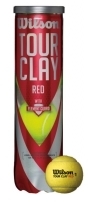 Tube de 4 Balles Wilson Tour Clay Red